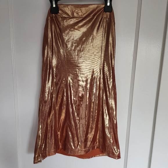 NWT Urban Outfitters Disco Metallic Mini Dress - Picture 5 of 6